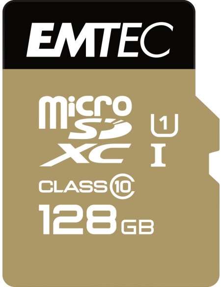 Emtec microSD Class10 Gold+ 128GB MicroSDXC Clase 10 Emtec microSD Class10 Gold+ 128GB MicroSDXC Clase 10