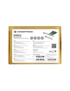 Conceptronic EMRICK08G tarjeta y adaptador de interfaz Interno USB 3.2 Gen 2 (3.1 Gen 2) 2