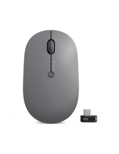 Lenovo Go Wireless Multi Device ratón Oficina Ambidextro RF Wireless + Bluetooth + USB Type-A Óptico 2400 DPI