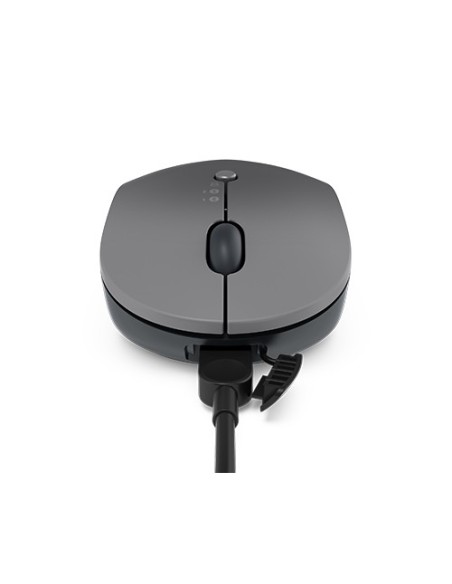 Lenovo Go Wireless Multi Device ratón Oficina Ambidextro RF Wireless + Bluetooth + USB Type-A Óptico 2400 DPI Lenovo Go Wireless Multi Device ratón Oficina Ambidextro RF Wireless + Bluetooth + USB Type-A Óptico 2400 DPI