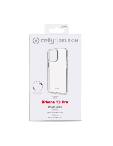 Celly GELSKIN Apple iPhone 13 Pro funda para teléfono móvil 15,5 cm (6.1") Transparente