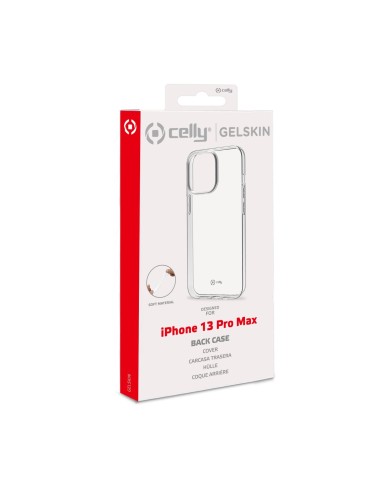 Celly GELSKIN Apple iPhone 13 Pro Max funda para teléfono móvil 17 cm (6.7") Transparente