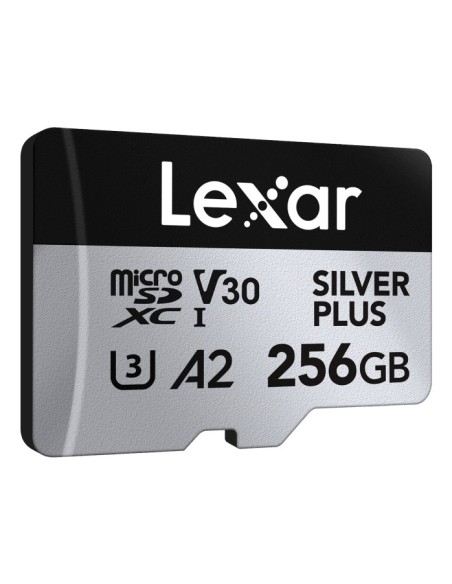 Lexar Professional SILVER PLUS 256 GB MicroSDXC UHS-I Clase 3 Lexar Professional SILVER PLUS 256 GB MicroSDXC UHS-I Clase 3