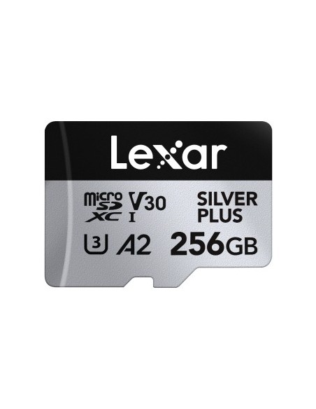 Lexar Professional SILVER PLUS 256 GB MicroSDXC UHS-I Clase 3 Lexar Professional SILVER PLUS 256 GB MicroSDXC UHS-I Clase 3
