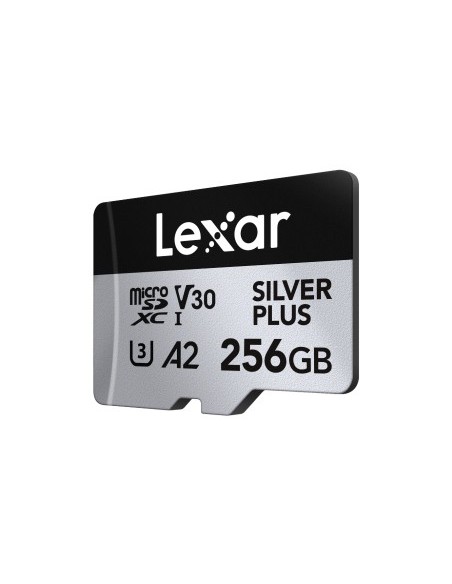 Lexar Professional SILVER PLUS 256 GB MicroSDXC UHS-I Clase 3 Lexar Professional SILVER PLUS 256 GB MicroSDXC UHS-I Clase 3