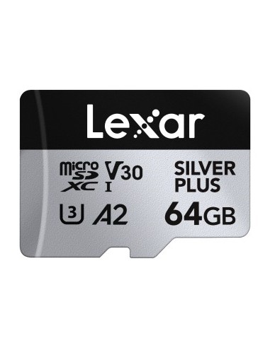Lexar Professional SILVER PLUS 64 GB MicroSDXC UHS-I Clase 3