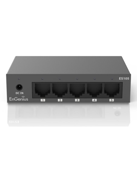 EnGenius ES105 switch No administrado Gigabit Ethernet (10 100 1000) Negro EnGenius ES105 switch No administrado Gigabit Ethernet (10 100 1000) Negro