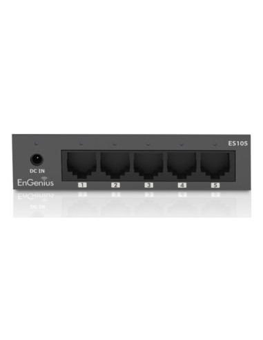EnGenius ES105 switch No administrado Gigabit Ethernet (10 100 1000) Negro