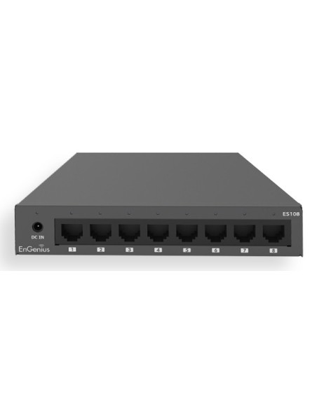 EnGenius ES108 switch No administrado Gigabit Ethernet (10 100 1000) Negro EnGenius ES108 switch No administrado Gigabit Ethernet (10 100 1000) Negro