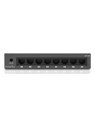 EnGenius ES108 switch No administrado Gigabit Ethernet (10 100 1000) Negro