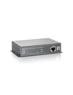 LevelOne Switch Gigabit Ethernet PoE de 8 puertos, 61.6W, 802.3af PoE, 4 Puertos PoE