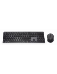 Gembird KBS-ECLIPSE-M500-ES teclado Ratón incluido Universal USB + Bluetooth QWERTY Inglés Negro 2