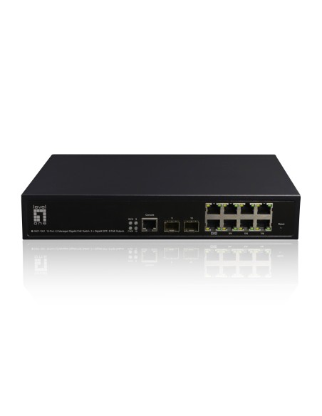 LevelOne GEP-1061 switch Gestionado L2 Gigabit Ethernet (10 100 1000) Energía sobre Ethernet (PoE) Negro LevelOne GEP-1061 switch Gestionado L2 Gigabit Ethernet (10 100 1000) Energía sobre Ethernet (PoE) Negro