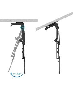 TooQ Soporte de Techo para Pantallas 23"-55", Negro 2