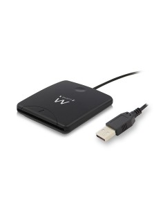 Ewent EW1052 lector de tarjeta inteligente USB USB 2.0 Negro 2