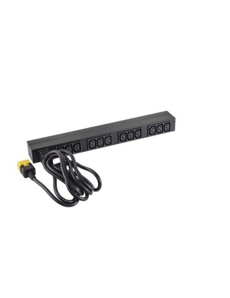 APC Basic Rack PDU unidad de distribución de energía (PDU) 12 salidas AC 0U 1U Negro APC Basic Rack PDU unidad de distribución de energía (PDU) 12 salidas AC 0U 1U Negro
