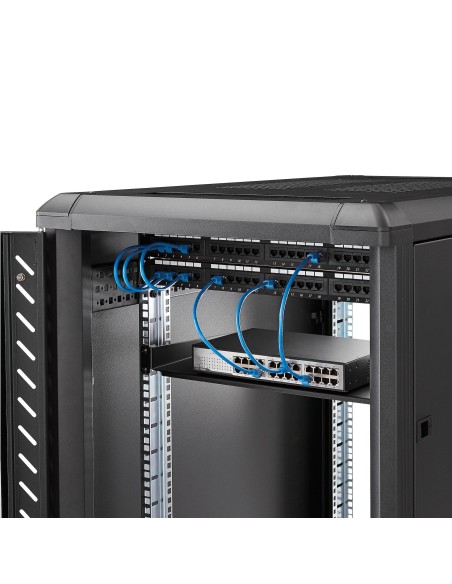 StarTech.com Bandeja Estante de 1U para Armario Rack de Servidores - de 10 Pulgadas (254mm) de Profundidad - en Acero de StarTech.com Bandeja Estante de 1U para Armario Rack de Servidores - de 10 Pulgadas (254mm) de Profundidad - en Acero de