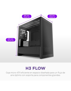 NZXT H9 H3 Flow Midi Tower Negro 2