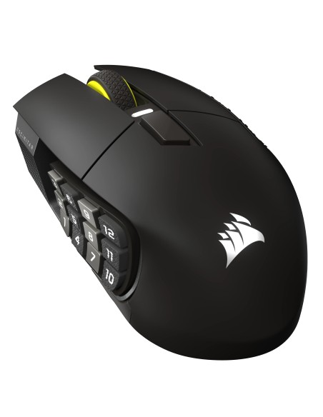 Corsair Scimitar Elite Wireless SE ratón Juego mano derecha RF Wireless + Bluetooth Óptico 33000 DPI