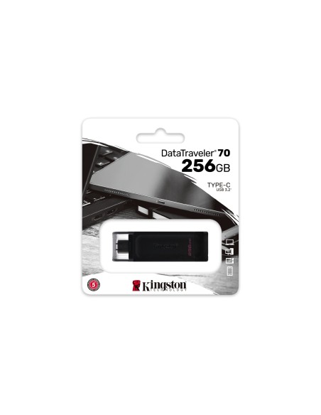 Kingston Technology DataTraveler 256GB USB-C 3.2 Gen 1 70 Kingston Technology DataTraveler 256GB USB-C 3.2 Gen 1 70