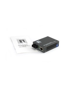 LevelOne Convertidor SC SMF 10 100BASE-TX a 100BASE-FX PoE PD 2