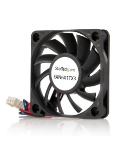 StarTech.com Ventilador Fan para Chasis Caja de Ordenador PC Torre - 60x10mm - Conector TX3