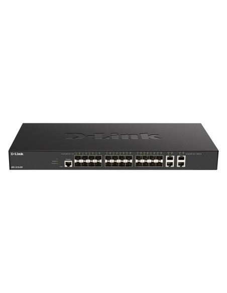 D-Link DXS-1210-28S switch Gestionado L2 L3 10G Ethernet (100 1000 10000) 1U Negro D-Link DXS-1210-28S switch Gestionado L2 L3 10G Ethernet (100 1000 10000) 1U Negro