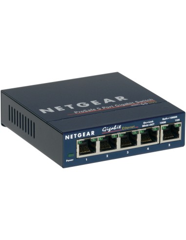 NETGEAR GS105 No administrado Gigabit Ethernet (10 100 1000) Azul