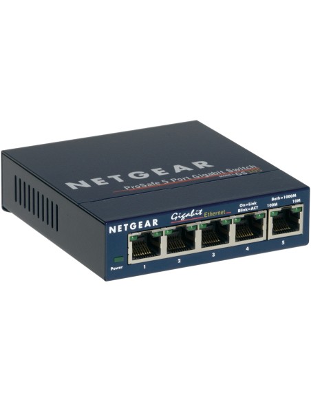 NETGEAR GS105 No administrado Gigabit Ethernet (10 100 1000) Azul NETGEAR GS105 No administrado Gigabit Ethernet (10 100 1000) Azul