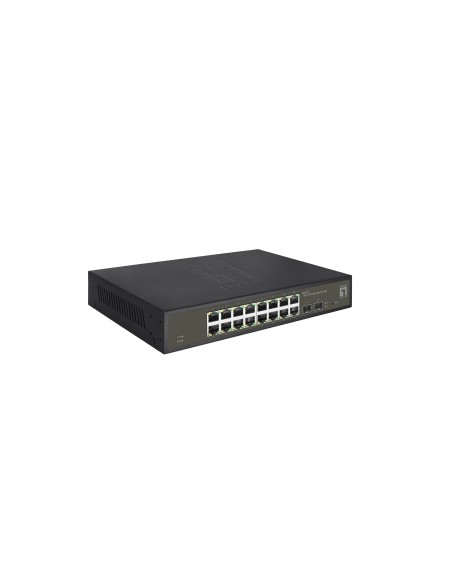 LevelOne GES-2118 switch Gestionado L2 Gigabit Ethernet (10 100 1000) Negro LevelOne GES-2118 switch Gestionado L2 Gigabit Ethernet (10 100 1000) Negro