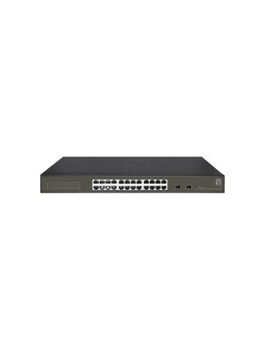 LevelOne GES-2126 switch Gestionado L2 Gigabit Ethernet (10 100 1000) Negro