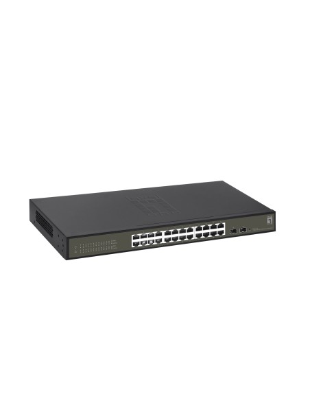 LevelOne GES-2126 switch Gestionado L2 Gigabit Ethernet (10 100 1000) Negro LevelOne GES-2126 switch Gestionado L2 Gigabit Ethernet (10 100 1000) Negro