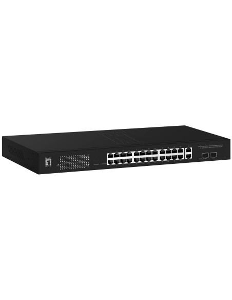 LevelOne GEP-2841 switch Gestionado L2 Gigabit Ethernet (10 100 1000) Energía sobre Ethernet (PoE) 1U Negro LevelOne GEP-2841 switch Gestionado L2 Gigabit Ethernet (10 100 1000) Energía sobre Ethernet (PoE) 1U Negro
