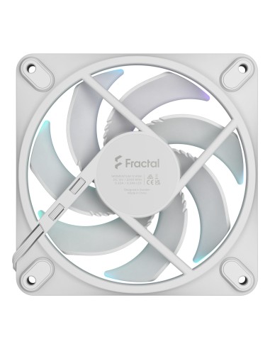 Fractal Design Momentum 12 RGB Carcasa del ordenador Ventilador 12 cm Blanco 1 pieza(s)