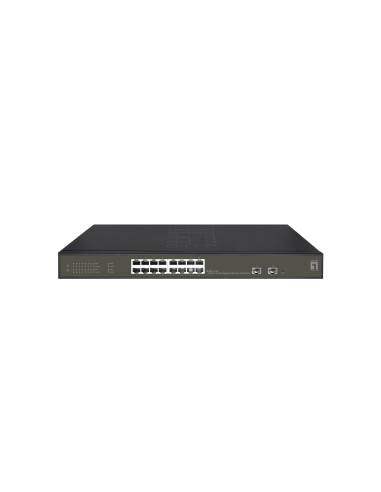 LevelOne GES-2118P switch Gestionado L2 Gigabit Ethernet (10 100 1000) Energía sobre Ethernet (PoE) Negro