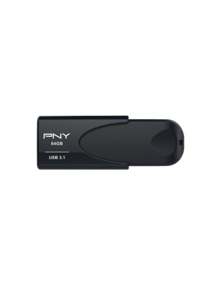 PNY Attaché 4 unidad flash USB 64 GB USB tipo A 3.2 Gen 1 (3.1 Gen 1) Negro PNY Attaché 4 unidad flash USB 64 GB USB tipo A 3.2 Gen 1 (3.1 Gen 1) Negro