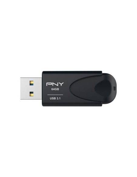 PNY Attaché 4 unidad flash USB 64 GB USB tipo A 3.2 Gen 1 (3.1 Gen 1) Negro PNY Attaché 4 unidad flash USB 64 GB USB tipo A 3.2 Gen 1 (3.1 Gen 1) Negro
