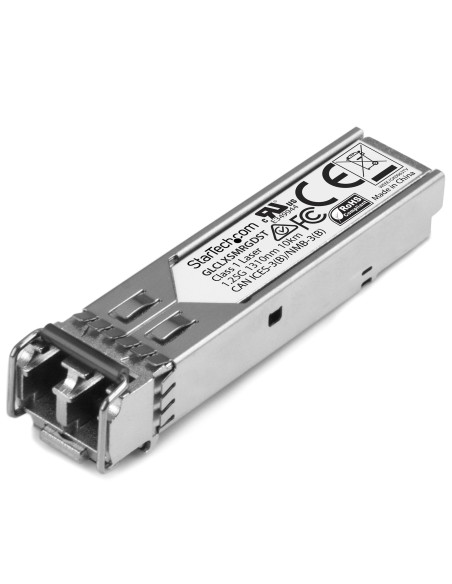 StarTech.com Módulo Transceptor SFP Compatible con Cisco GLC-LX-SM-RGD - 1000BASE-LX - Monomodo 1GbE - SFP Ethernet Gigabit 1Gb StarTech.com Módulo Transceptor SFP Compatible con Cisco GLC-LX-SM-RGD - 1000BASE-LX - Monomodo 1GbE - SFP Ethernet Gigabit 1Gb