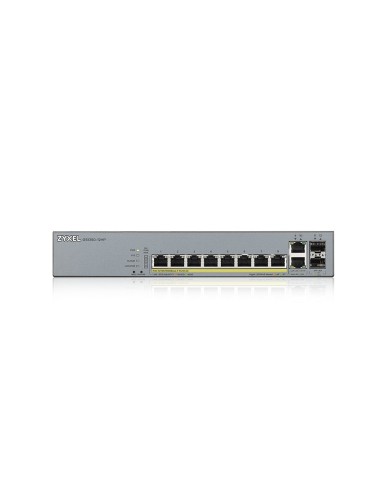 Zyxel GS1350-12HP-EU0101F switch Gestionado L2 Gigabit Ethernet (10 100 1000) Energía sobre Ethernet (PoE) Gris