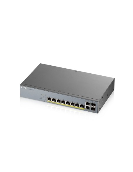 Zyxel GS1350-12HP-EU0101F switch Gestionado L2 Gigabit Ethernet (10 100 1000) Energía sobre Ethernet (PoE) Gris Zyxel GS1350-12HP-EU0101F switch Gestionado L2 Gigabit Ethernet (10 100 1000) Energía sobre Ethernet (PoE) Gris