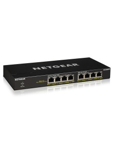 NETGEAR GS308PP No administrado Gigabit Ethernet (10 100 1000) Energía sobre Ethernet (PoE) Negro 2