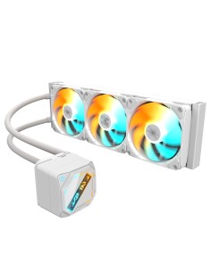 GIGABYTE GAMING 360 ICE Refrigeración Líquida para CPU - 3x120 mm Ventiladores ARGB, Mecanismo de enclavamiento deslizante,