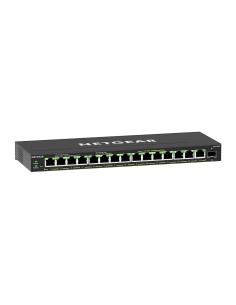 NETGEAR GS316EP-100PES switch Gestionado Gigabit Ethernet (10 100 1000) Energía sobre Ethernet (PoE) Negro