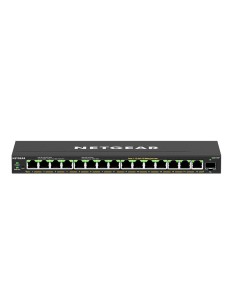 NETGEAR GS316EP-100PES switch Gestionado Gigabit Ethernet (10 100 1000) Energía sobre Ethernet (PoE) Negro 2