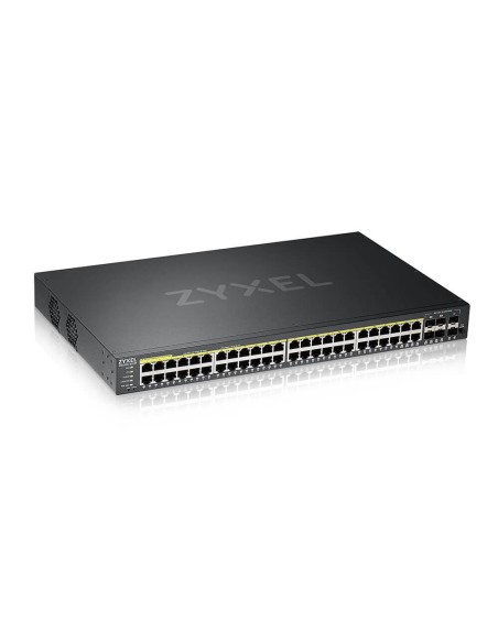 Zyxel GS2220-50HP-EU0101F switch Gestionado L2 Gigabit Ethernet (10 100 1000) Energía sobre Ethernet (PoE) Negro Zyxel GS2220-50HP-EU0101F switch Gestionado L2 Gigabit Ethernet (10 100 1000) Energía sobre Ethernet (PoE) Negro