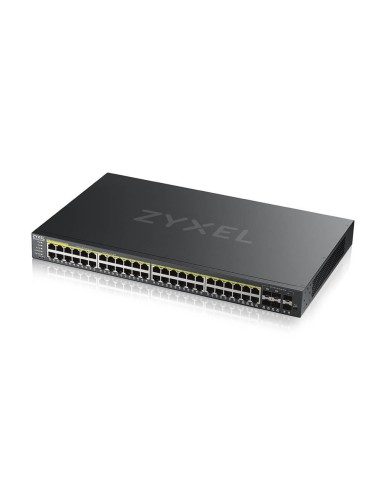 Zyxel GS2220-50HP-EU0101F switch Gestionado L2 Gigabit Ethernet (10 100 1000) Energía sobre Ethernet (PoE) Negro