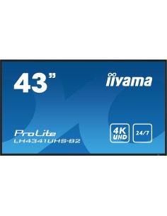 iiyama LH4341UHS-B2 pantalla de señalización 108 cm (42.5") LCD 500 cd   m² 4K Ultra HD Procesador incorporado Android 8.0 24 7 2