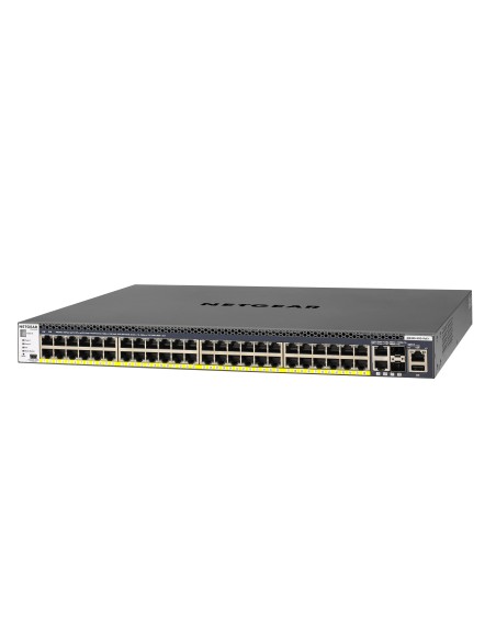 NETGEAR M4300-52G-PoE+ 1000W PSU Gestionado L2 L3 L4 Gigabit Ethernet (10 100 1000) Energía sobre Ethernet (PoE) 1U Negro