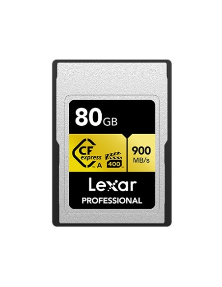 Lexar LCAGOLD080G-RNENG memoria flash 80 GB CFexpress Lexar LCAGOLD080G-RNENG memoria flash 80 GB CFexpress