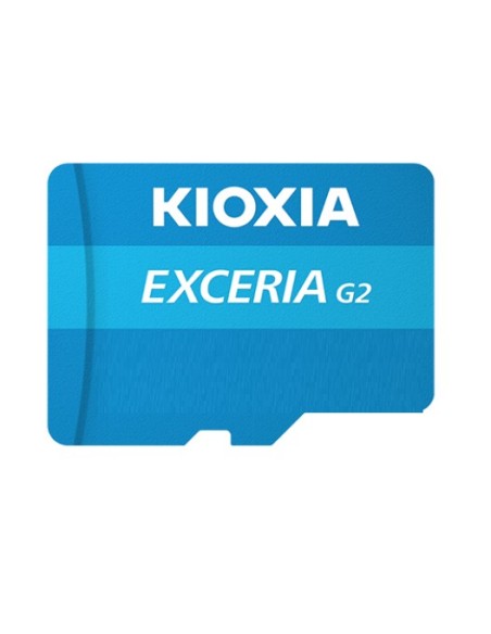 Kioxia EXCERIA G2 128 GB MicroSDHC UHS-III Clase 10 Kioxia EXCERIA G2 128 GB MicroSDHC UHS-III Clase 10